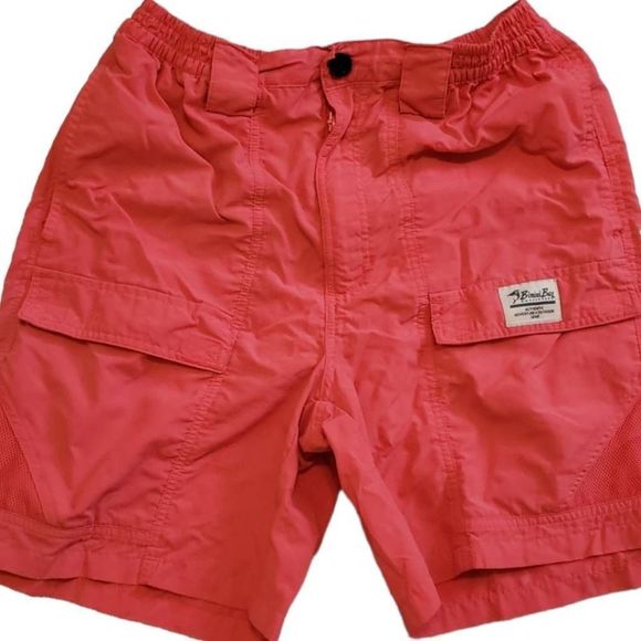 Stylish Bimini Bay Performance Shorts - Size Medium, Coral Color - Picture 2 of 3
